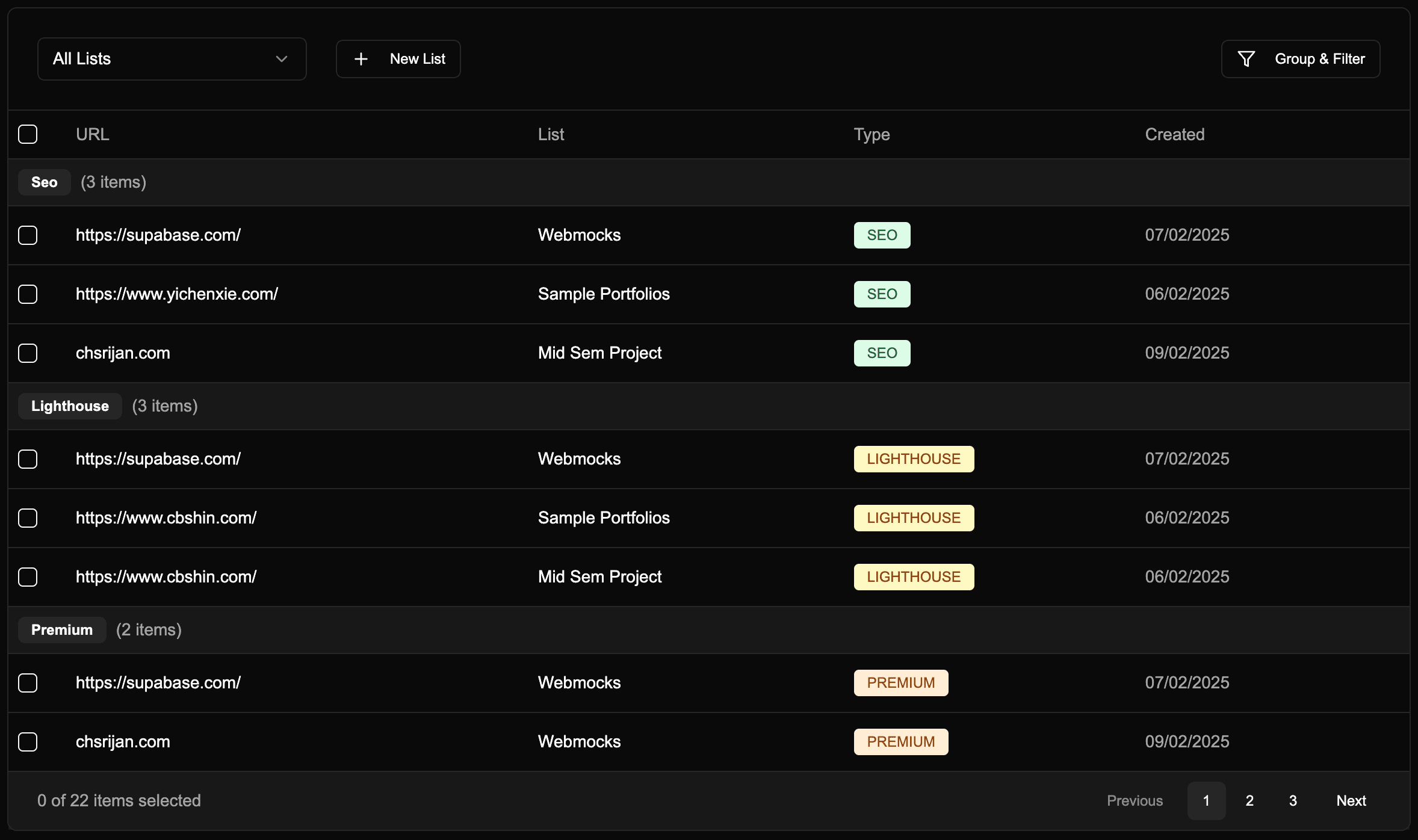 Dashboard Preview